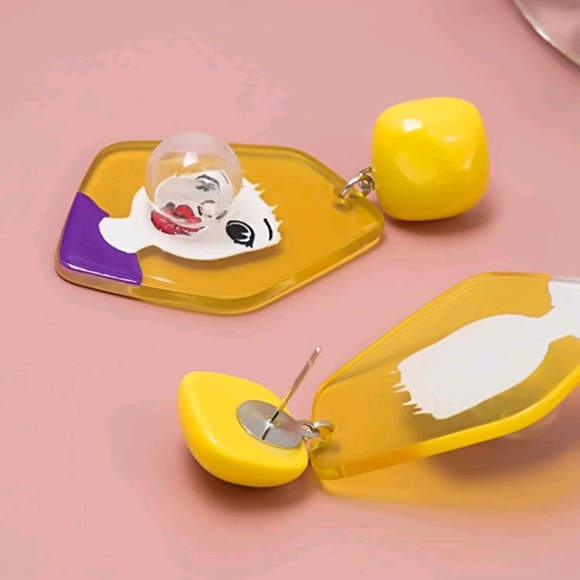 Bubble Girl Earrings - Picture 3 of 4